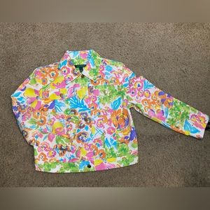 NWT RALPH LAUREN PRINTED SUMMER DENIM JACKET